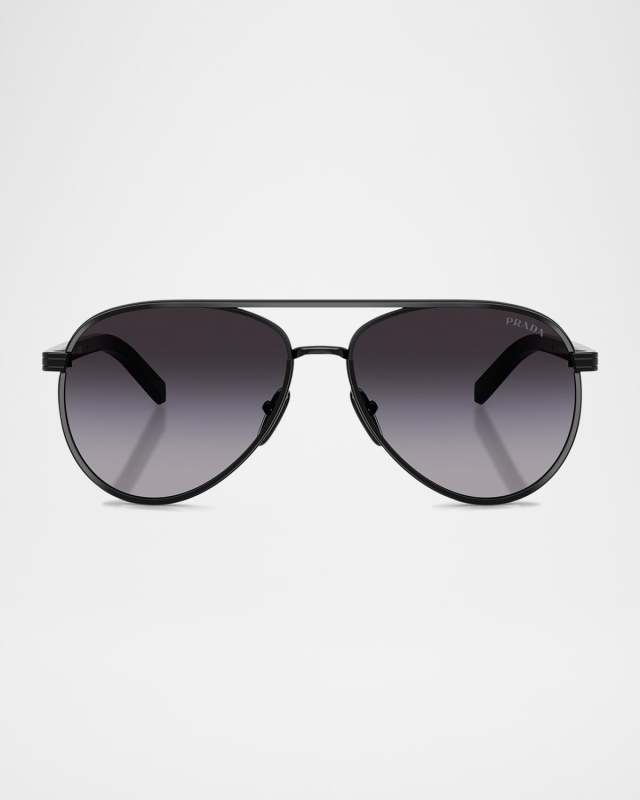 PR B57S Aviator Steel Sunglasses